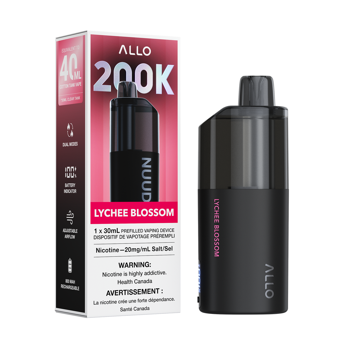 ALLO NUUD 200K PUFFS DISPOSABLE VAPE