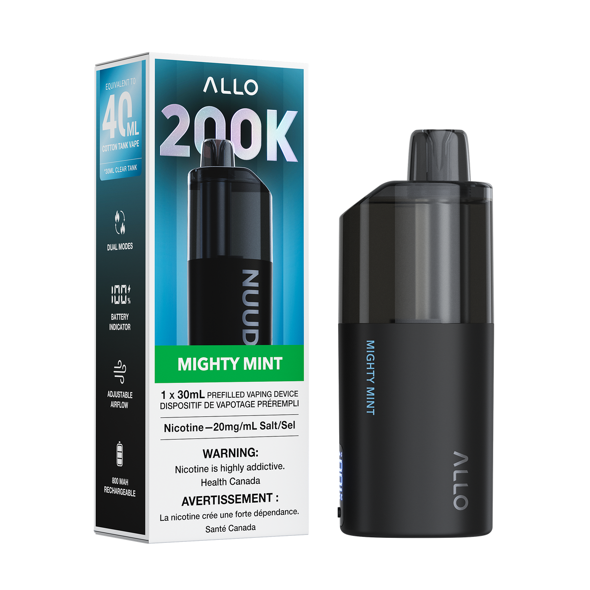 ALLO NUUD 200K PUFFS DISPOSABLE VAPE