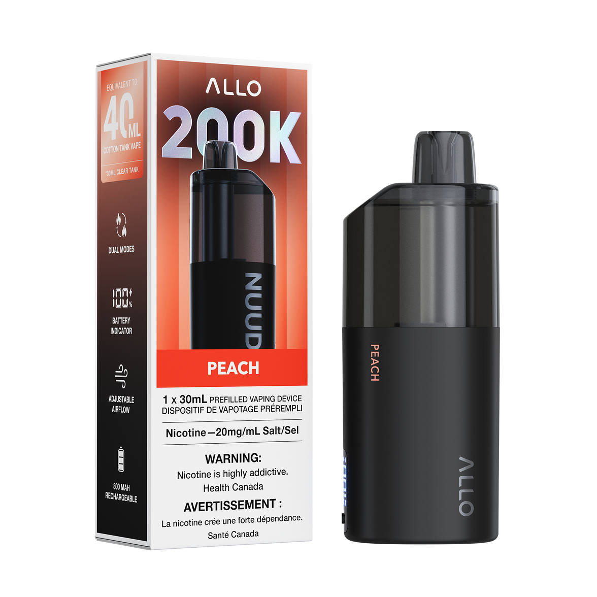 ALLO NUUD 200K PUFFS DISPOSABLE VAPE