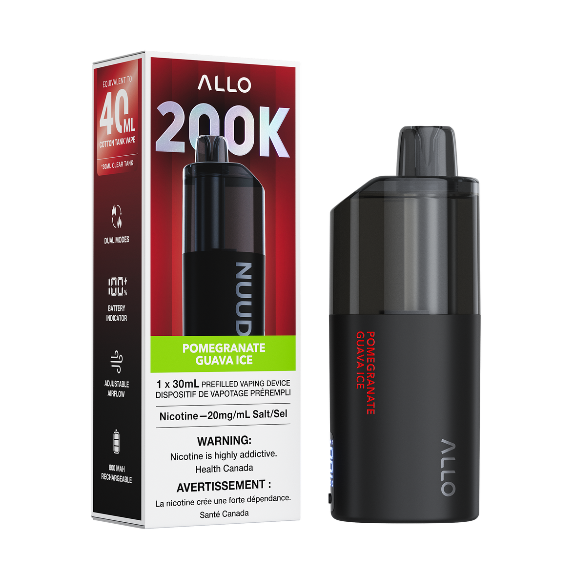 ALLO NUUD 200K PUFFS DISPOSABLE VAPE