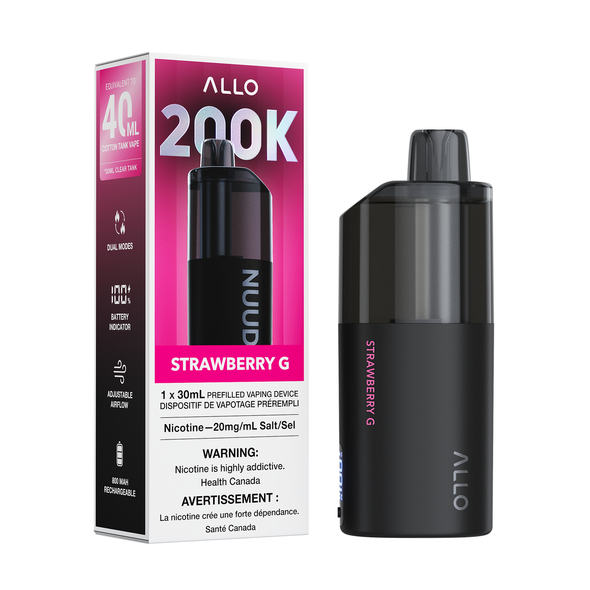 ALLO NUUD 200K PUFFS DISPOSABLE VAPE