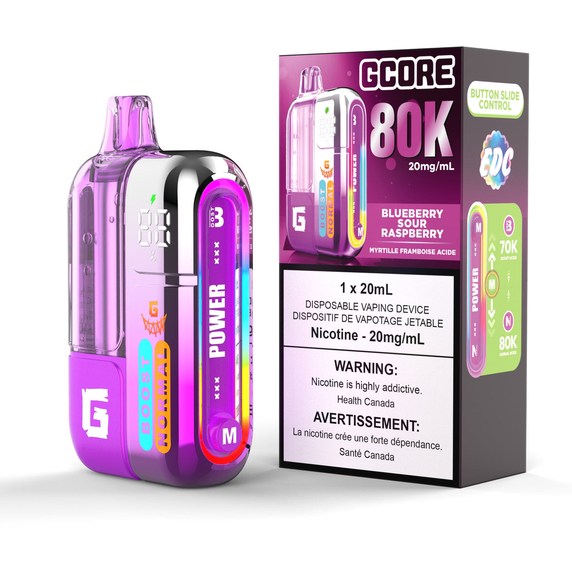 GCORE 80K DISPOSABLE