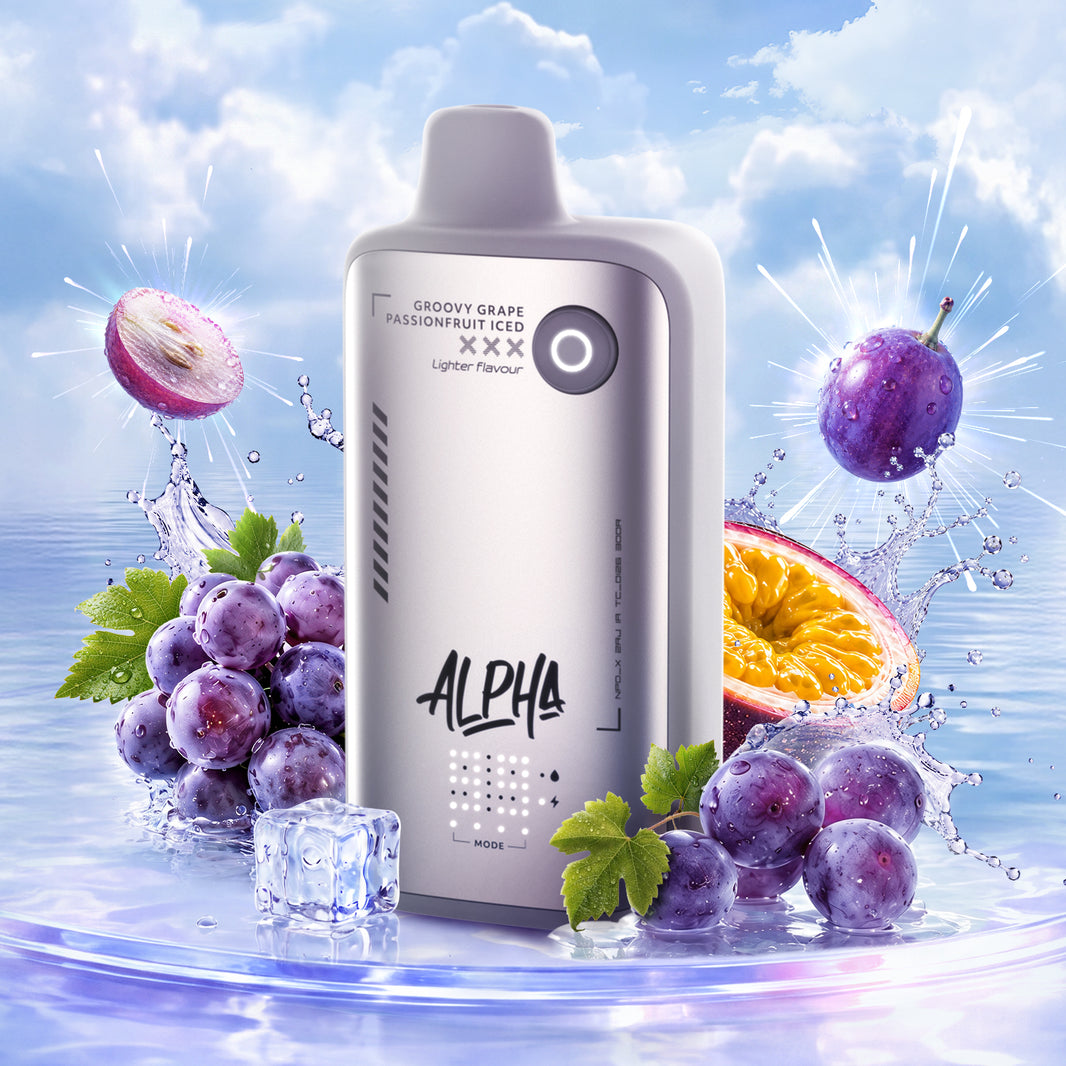 FB ALPHA L.S. GROOVY GRAPE PASSIONFRUIT ICED 20MG