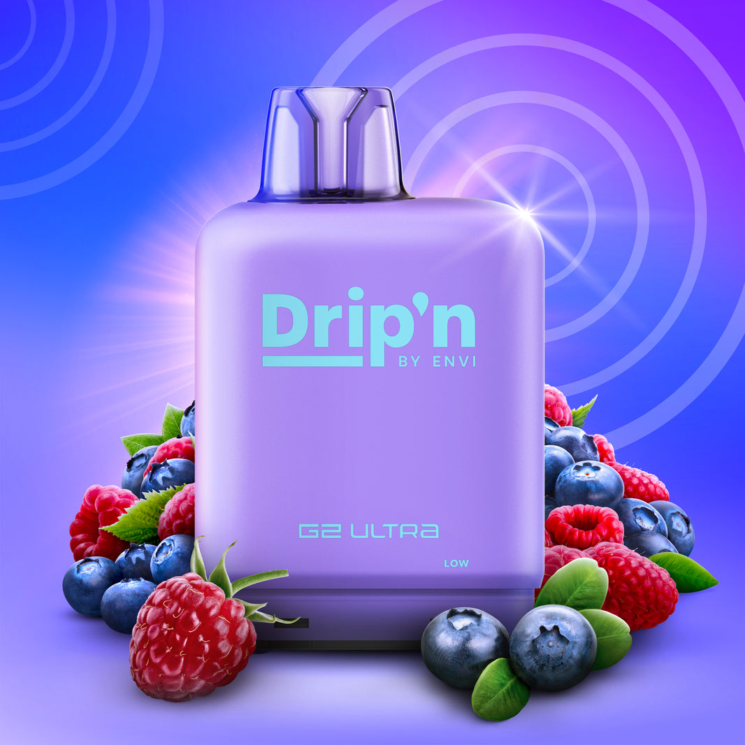 LEVEL X DRIP'N 50K PODS FEDERAL ONLINE SPECIAL-DRIP'N BLUE RAZZ