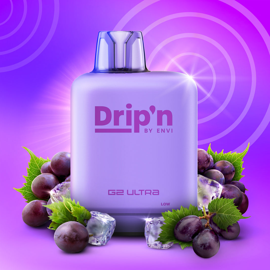 LEVEL X DRIP'N 50K PODS FEDERAL ONLINE SPECIAL-DRIP'N GRAPE ICE