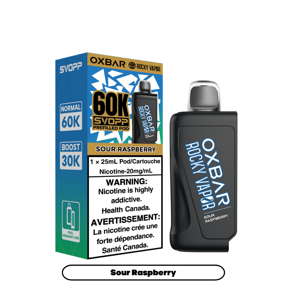 SVOPP ROCKY VAPOR OXBAR 60K (PREFILLED POD)