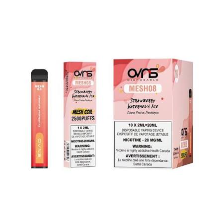 OVNS DISPOSABLE 2500 PUFFS