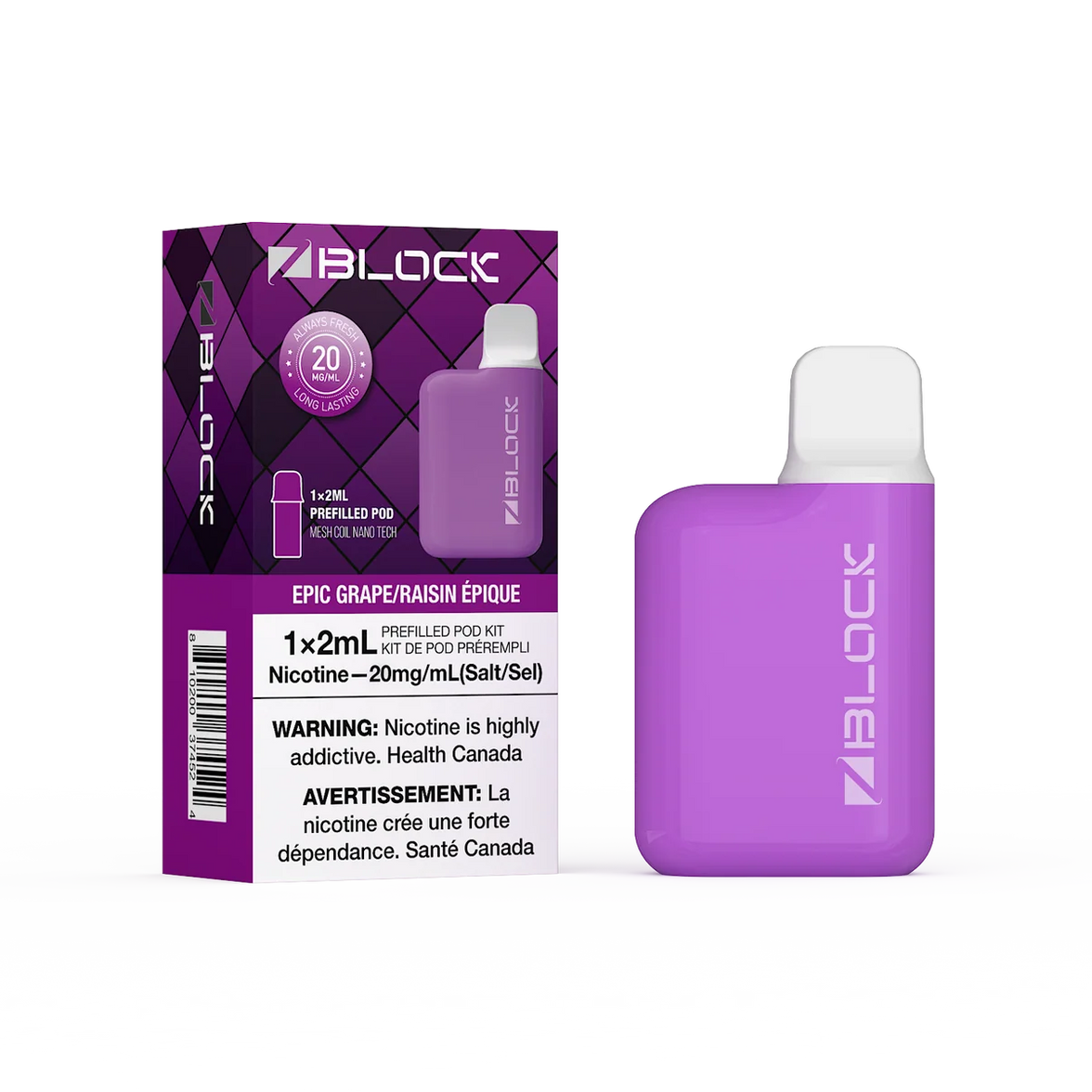 Z BLOCK PREFILLED POD KIT
