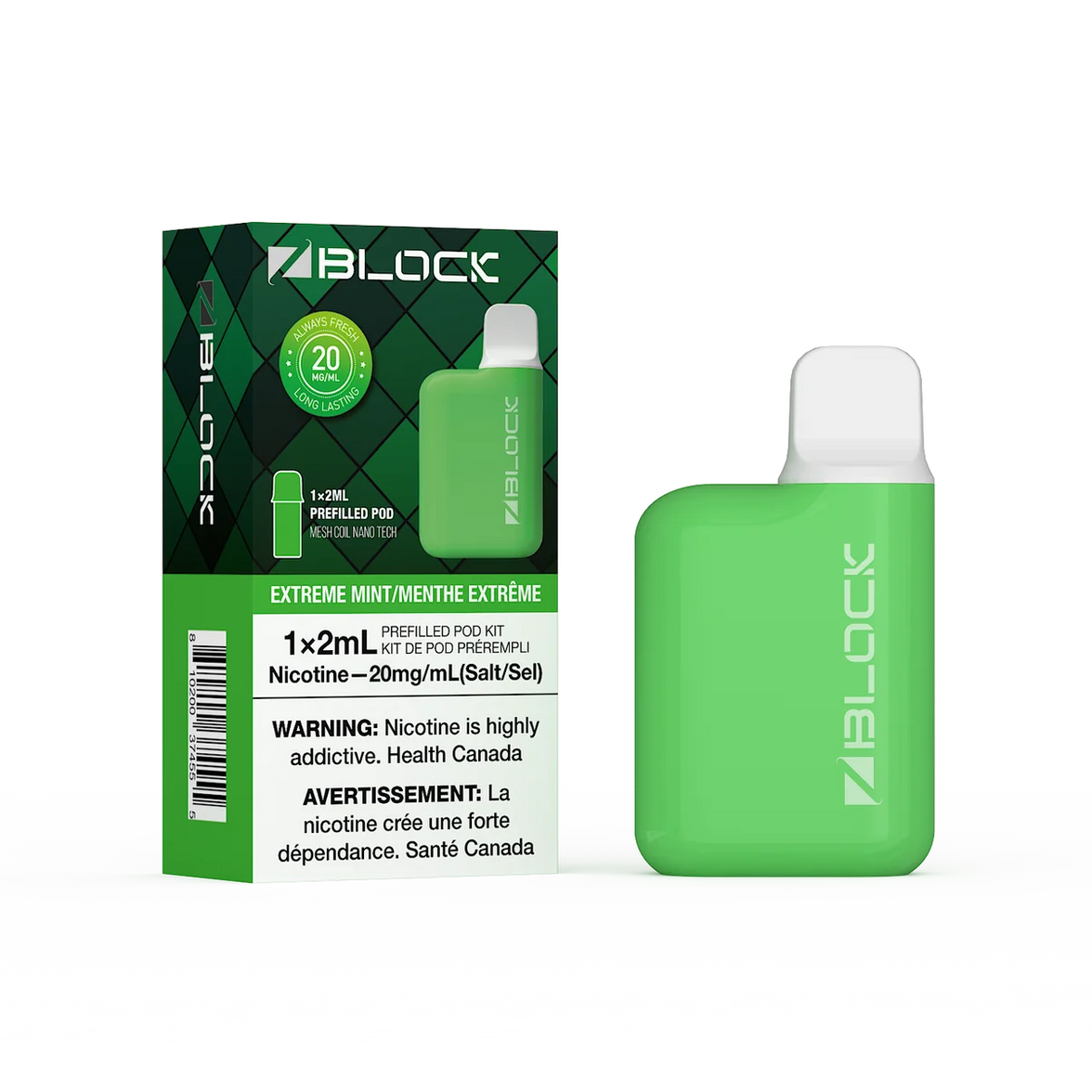 Z BLOCK PREFILLED POD KIT