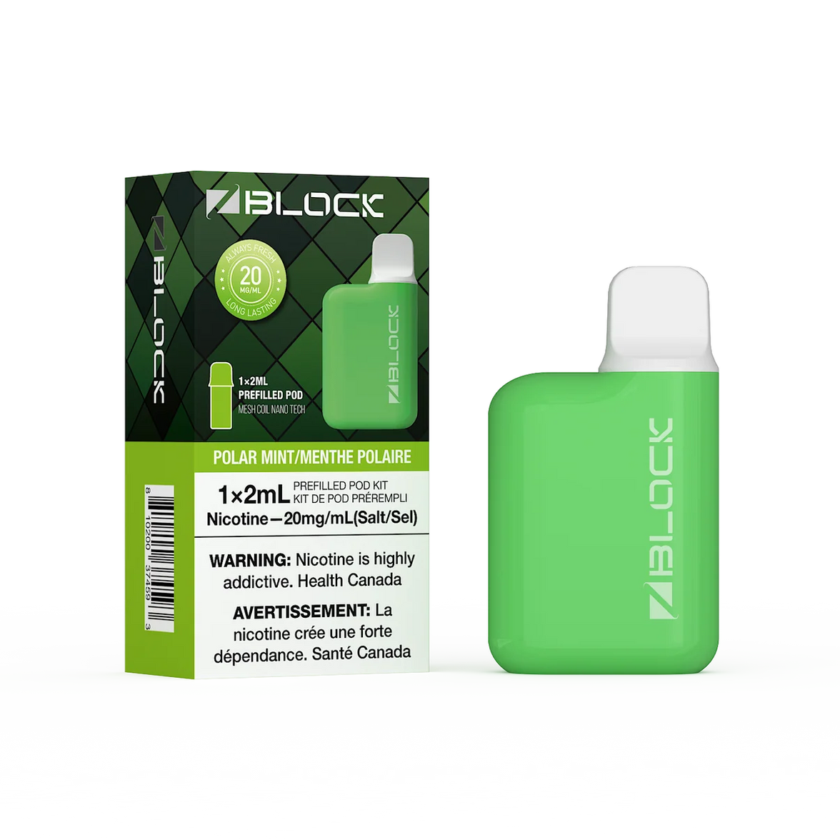 Z BLOCK PREFILLED POD KIT